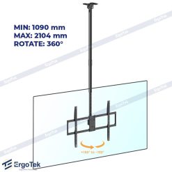 GIÁ TREO TIVI THẢ TRẦN ERGOTEK E565 50 - 100 INCH